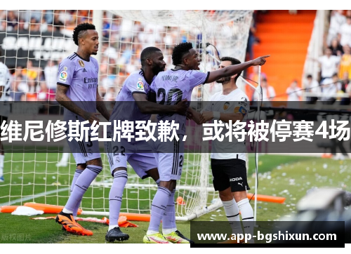 维尼修斯红牌致歉，或将被停赛4场