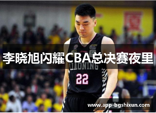 李晓旭闪耀CBA总决赛夜里